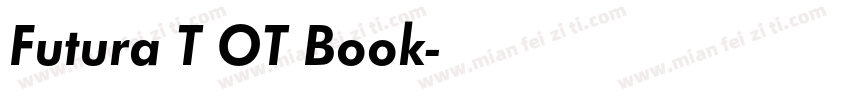 Futura T OT Book字体转换